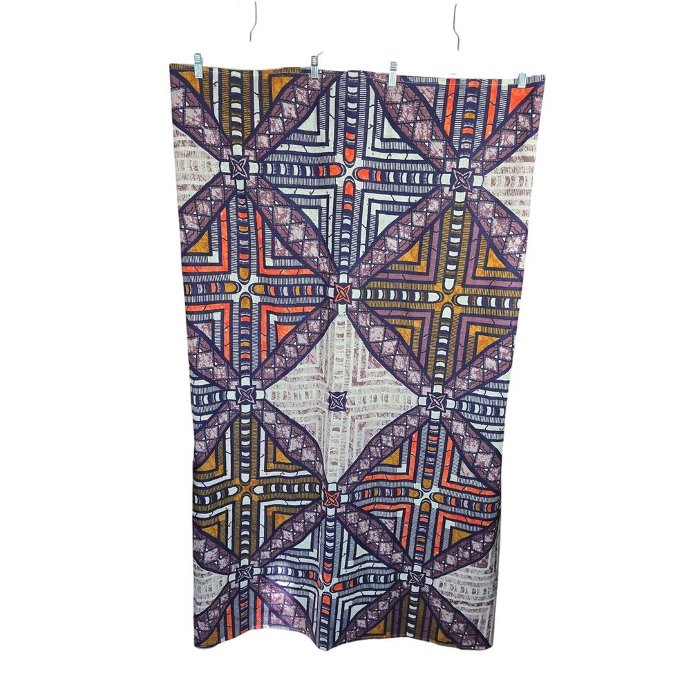 Free People Multi Color Stunning Dining Kitchen Tablecloth Decor L 88 "  W 64"